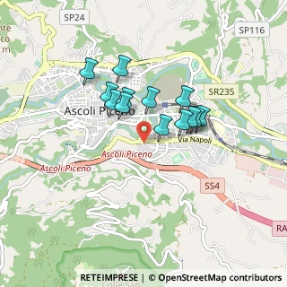 Mappa Via Luigi Pastori, 63100 Ascoli Piceno AP, Italia (0.69923)