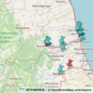 Mappa Via Luigi Pastori, 63100 Ascoli Piceno AP, Italia (17.74615)