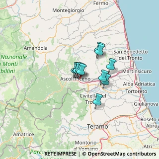 Mappa Via Sicilia, 63100 Ascoli Piceno AP, Italia (7.53455)