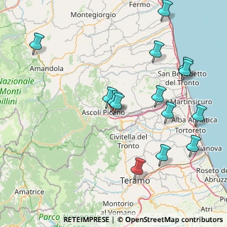 Mappa Largo Martiri delle Foibe, 63100 Ascoli Piceno AP, Italia (18.85357)
