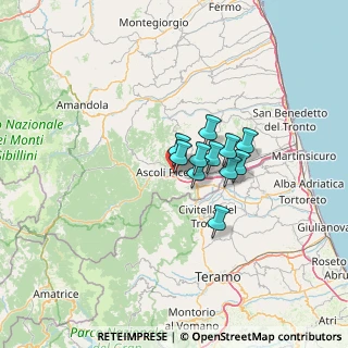 Mappa SS 81, 63100 Ascoli Piceno AP, Italia (8.04636)