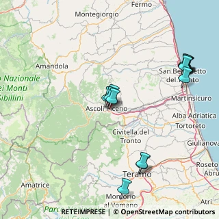 Mappa SS 81, 63100 Ascoli Piceno AP, Italia (18.68357)