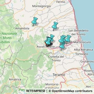 Mappa SS 81, 63100 Ascoli Piceno AP, Italia (7.0625)