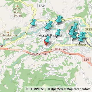 Mappa Via della Piazzarola, 63100 Ascoli Piceno AP, Italia (1.158)