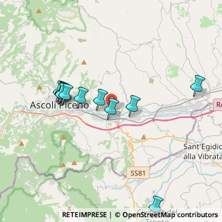 Mappa Fraz. Monticelli, 63100 Ascoli Piceno AP, Italia (3.95727)