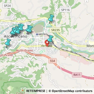 Mappa Via Alghero, 63100 Ascoli Piceno AP, Italia (1.36545)