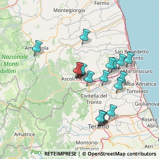 Mappa Via Alghero, 63100 Ascoli Piceno AP, Italia (13.934)
