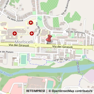 Mappa Via dei Girasoli, 12, 63032 Ascoli Piceno, Ascoli Piceno (Marche)