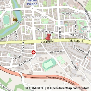 Mappa Via Napoli, 65, 63100 Ascoli Piceno, Ascoli Piceno (Marche)