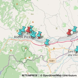 Mappa Viale dei Platani, 63100 Ascoli Piceno AP, Italia (3.98909)