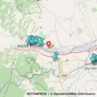 Mappa Viale dei Platani, 63100 Ascoli Piceno AP, Italia (5.04364)