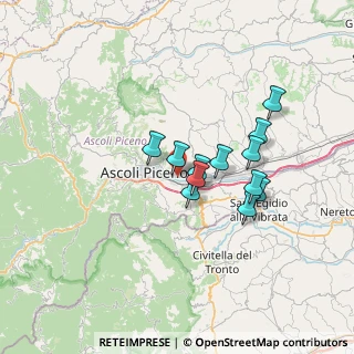 Mappa Viale dei Platani, 63100 Ascoli Piceno AP, Italia (5.51333)
