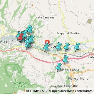 Mappa Viale dei Platani, 63100 Ascoli Piceno AP, Italia (2.1635)