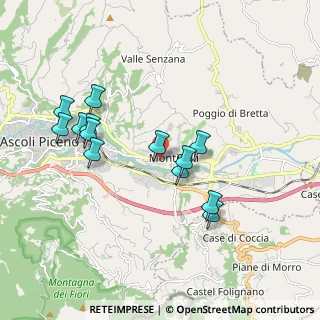 Mappa Via delle Petunie, 63100 Ascoli Piceno AP, Italia (1.86462)