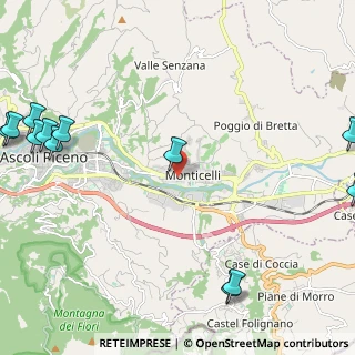 Mappa Viale dei Platani, 63100 Ascoli Piceno AP, Italia (3.52083)