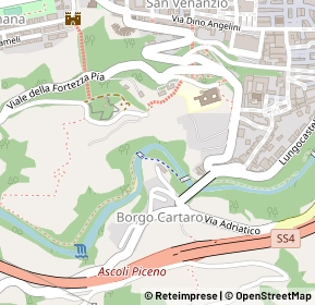 Mappa Via della Cartiera, 63100 Ascoli Piceno AP, Italia (0.19583)
