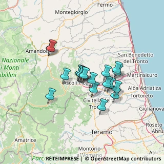 Mappa Via Costantino Rozzi, 63100 Ascoli Piceno AP, Italia (9.6105)