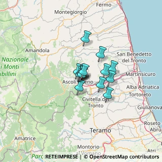 Mappa Via Costantino Rozzi, 63100 Ascoli Piceno AP, Italia (7.03857)
