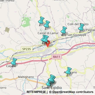 Mappa Via del Grano, 63100 Ascoli Piceno AP, Italia (2.6225)