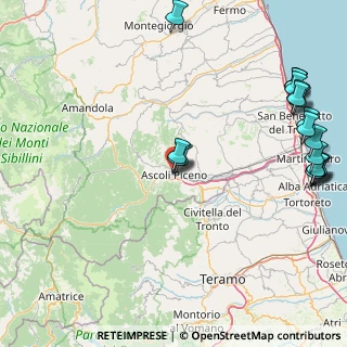 Mappa Rua Vite, 63100 Ascoli Piceno AP, Italia (23.9365)