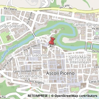 Mappa Via Benedetto Cairoli, 4, 63100 Ascoli Piceno, Ascoli Piceno (Marche)