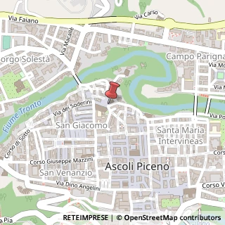 Mappa Piazza Ventidio Basso,  13, 63100 Ascoli Piceno, Ascoli Piceno (Marche)