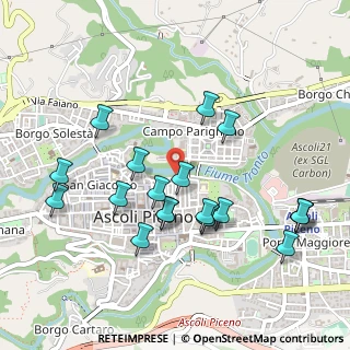 Mappa Via delle Canterine, 63100 Ascoli Piceno AP, Italia (0.528)