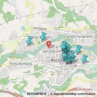 Mappa Via San Giacomo, 63100 Ascoli Piceno AP, Italia (0.486)