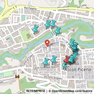 Mappa Via San Giacomo, 63100 Ascoli Piceno AP, Italia (0.292)