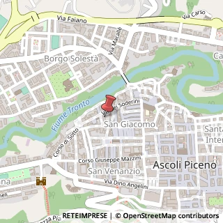 Mappa Via San Giacomo, 3, 63100 Ascoli Piceno, Ascoli Piceno (Marche)
