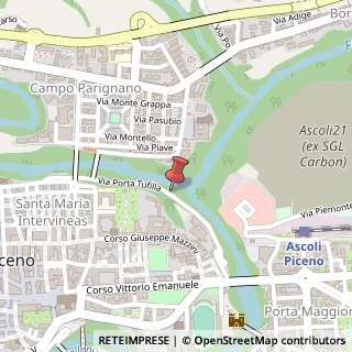 Mappa Via porta tufilla 3, 63100 Ascoli Piceno, Ascoli Piceno (Marche)