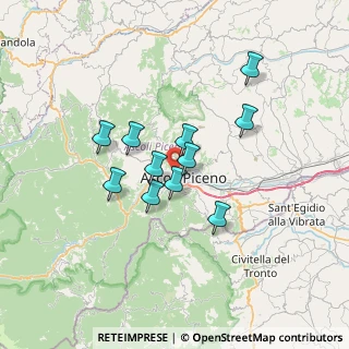 Mappa Via San Serafino da Montegranaro, 63100 Ascoli Piceno AP, Italia (5.51455)