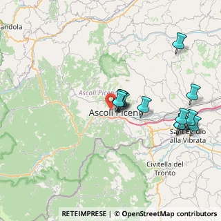 Mappa Via San Serafino da Montegranaro, 63100 Ascoli Piceno AP, Italia (8.0825)