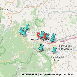 Mappa Via San Serafino da Montegranaro, 63100 Ascoli Piceno AP, Italia (5.5325)