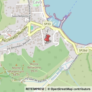Mappa Via Giuseppe Garibaldi, 49, 57038 Rio Marina, Livorno (Toscana)