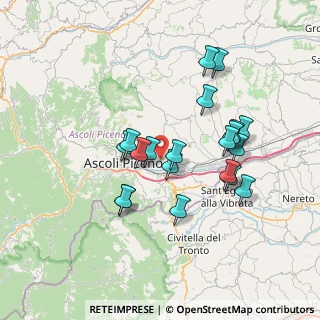 Mappa Via delle Genziane, 63100 Ascoli Piceno AP, Italia (6.724)