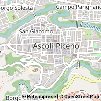 地図 Ascoli Piceno