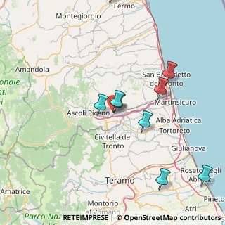 Mappa Area Marini, 63100 Ascoli Piceno AP, Italia (24.58167)