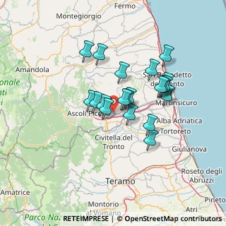Mappa Area Marini, 63100 Ascoli Piceno AP, Italia (11.3685)