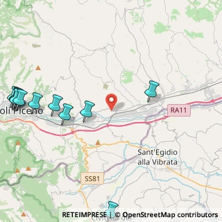 Mappa Area Marini, 63100 Ascoli Piceno AP, Italia (6.30091)
