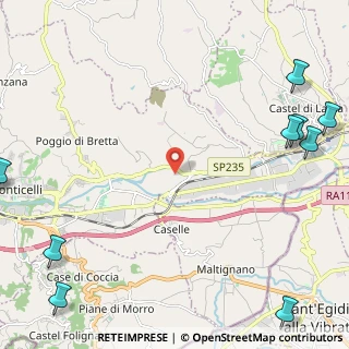 Mappa Area Marini, 63100 Ascoli Piceno AP, Italia (4.09636)