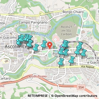 Mappa Piazza Giacomo Matteotti, 63100 Ascoli Piceno AP, Italia (0.509)