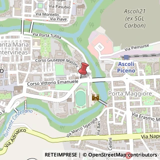 Mappa Piazza Giacomo Matteotti, 12, 63100 Ascoli Piceno, Ascoli Piceno (Marche)
