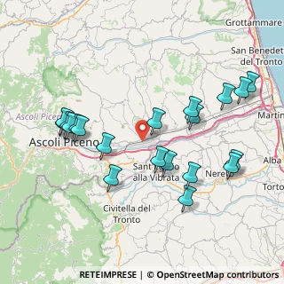 Mappa Via mutilati ed invalidi del lavoro, 63100 Ascoli Piceno AP, Italia (8.7155)