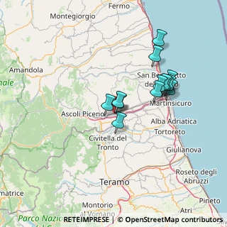 Mappa Via mutilati ed invalidi del lavoro, 63100 Ascoli Piceno AP, Italia (12.68462)