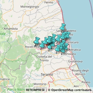 Mappa Via mutilati ed invalidi del lavoro, 63100 Ascoli Piceno AP, Italia (8.261)