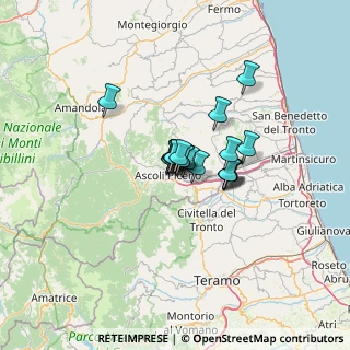 Mappa Via Firenze, 63100 Ascoli Piceno AP, Italia (6.92737)