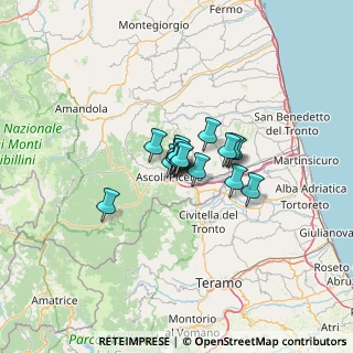 Mappa Via Firenze, 63100 Ascoli Piceno AP, Italia (6.27625)