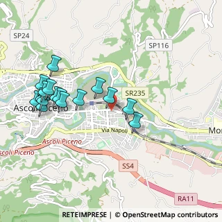 Mappa Via Firenze, 63100 Ascoli Piceno AP, Italia (1.06813)