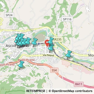 Mappa Via Firenze, 63100 Ascoli Piceno AP, Italia (1.10615)
